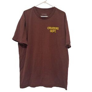 Cruizers Dept Brown Graphic T-Shirt XXL